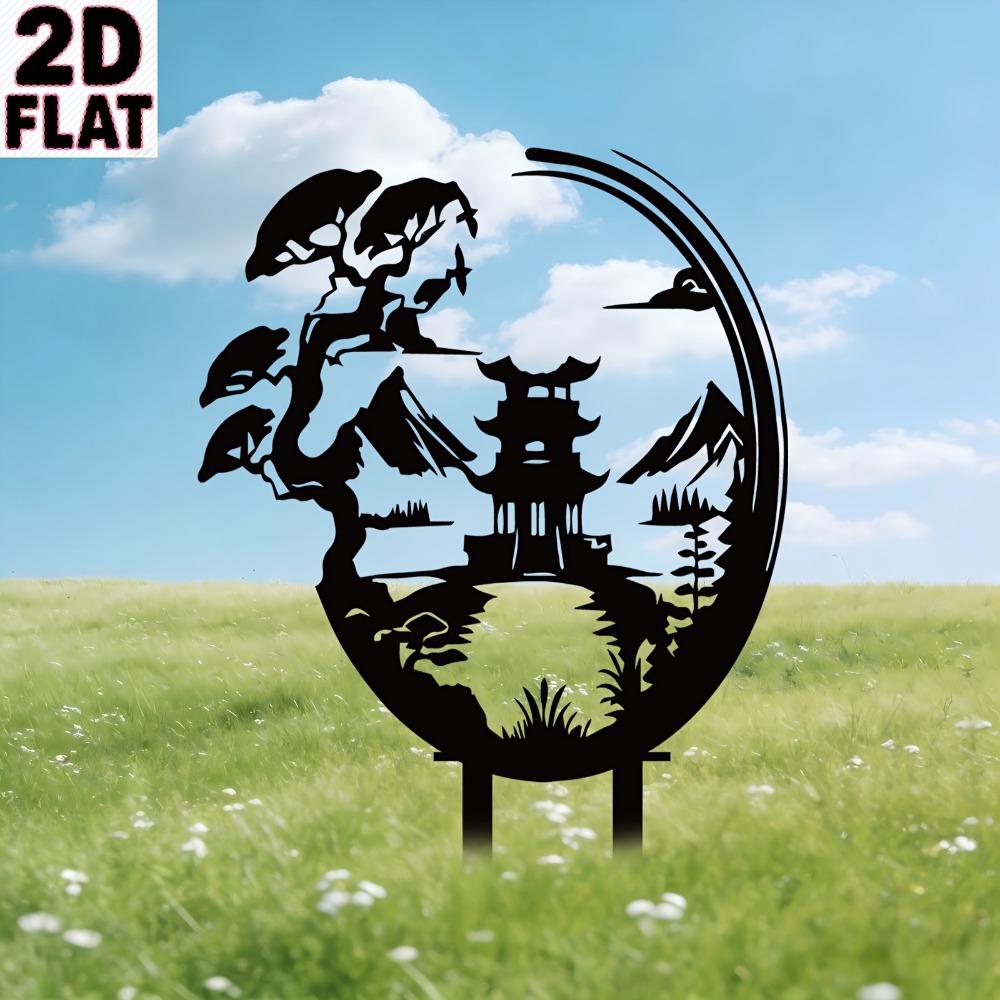 Art Craft Bar - CIFBUY Chiński Pałac Metalowa Dekoracja Ścienna