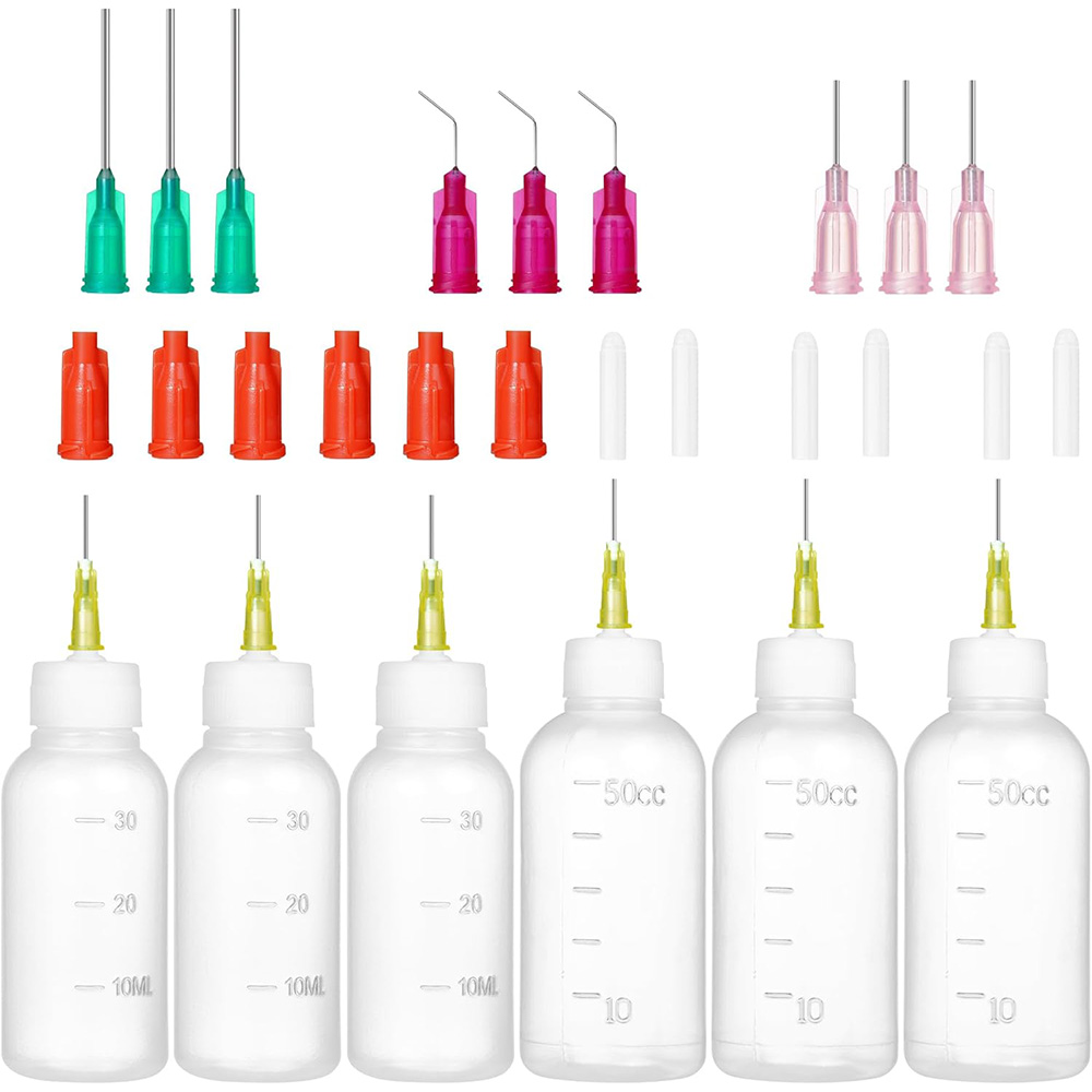 Art Craft Kit - Zestaw precyzyjnych butelek z igłowym aplikatorem,
