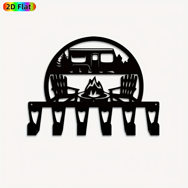 Art Craft Bar - CIFBUY Retro Metalowy Wieszak na Klucze