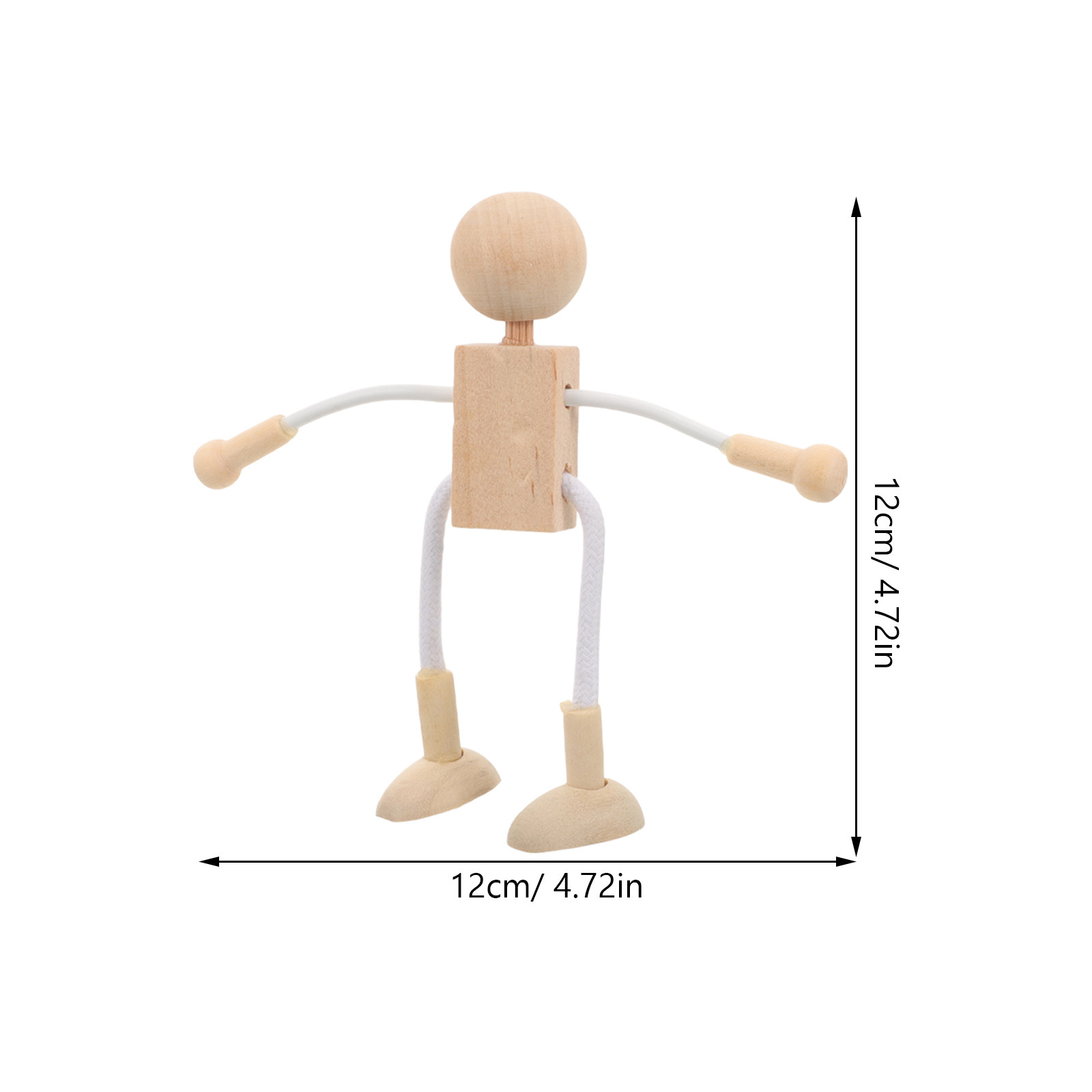 Zestaw 4 drewnianych figur wyk – Art Craft Kit recenzja i cena