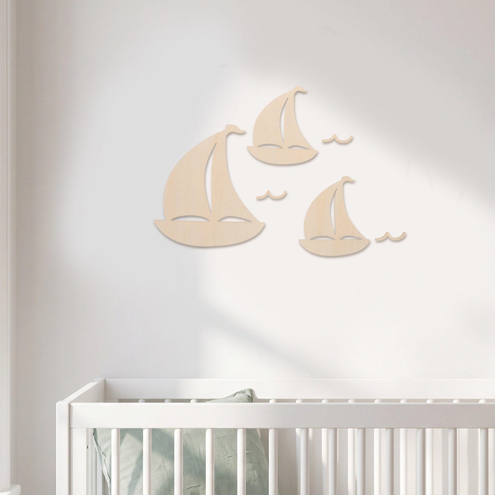 6 sztuk drewnianych elementów  – Art And Craft For Nursery recenzja i cena