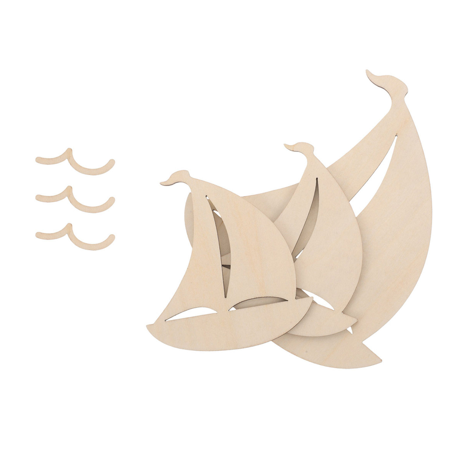 6 sztuk drewnianych elementów  – Art And Craft For Nursery recenzja i cena
