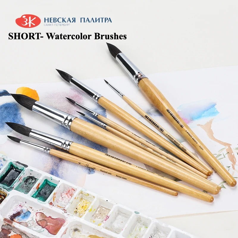 Pędzle do akwareli Russian Whi – Gouache Paint Set recenzja i cena
